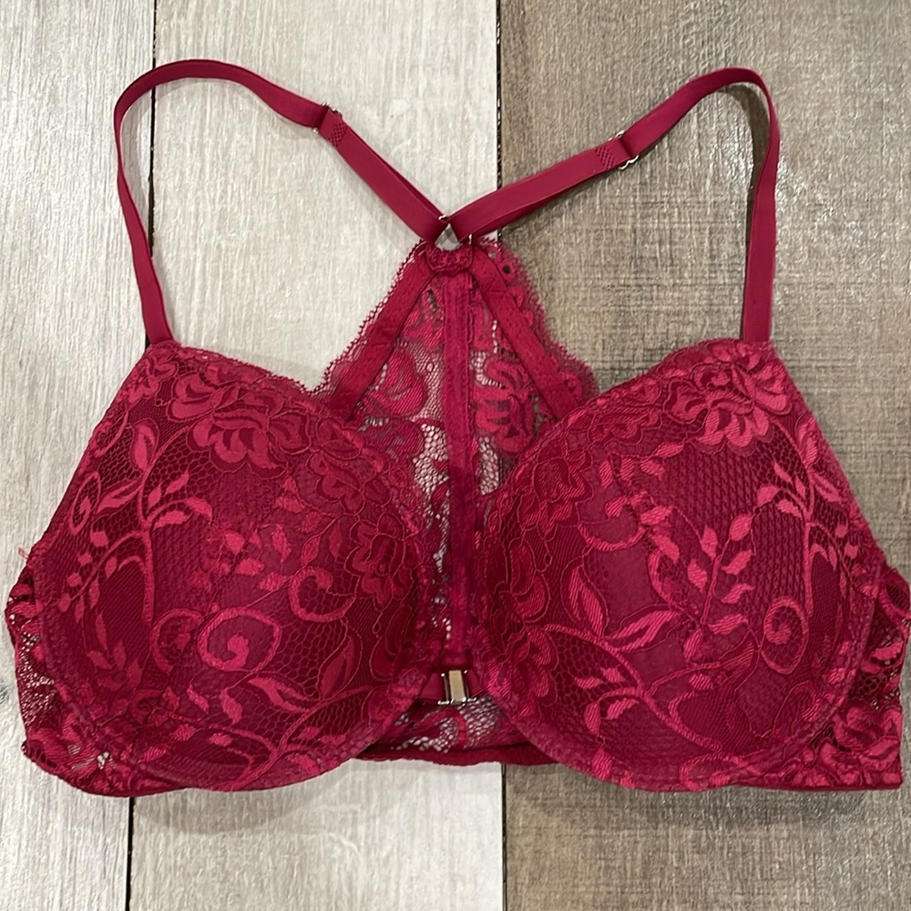 Bundle (No Brand) Padded Underwire Halter Bras Sz 34C - Picture 3 of 10